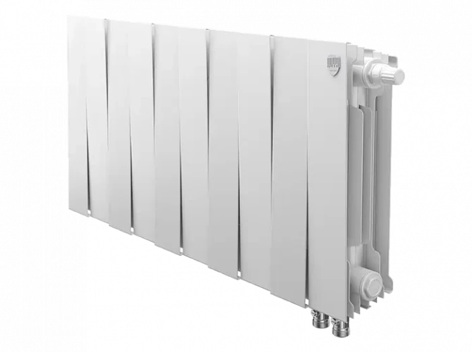 Биметаллический радиатор отопления Royal Thermo PianoForte 300 10 секций Bianco Traffico VDR