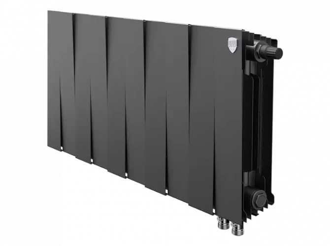 Биметаллический радиатор отопления Royal Thermo PianoForte 300 10 секций Noir Sable VDR