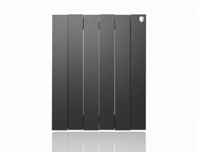 Биметаллический радиатор отопления Royal Thermo PianoForte 500 VD 6 секций Noir Sable