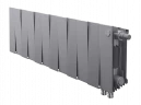 Биметаллический радиатор отопления Royal Thermo PianoForte 200 12 секций Silver Satin VDR