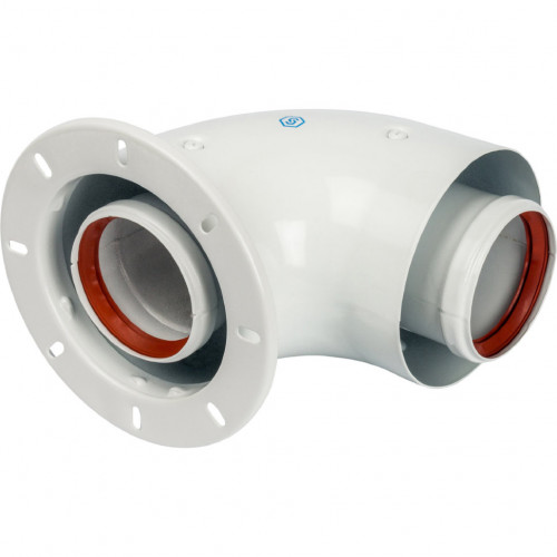 Адаптер коаксиальный STOUT для котла 90° D60/100