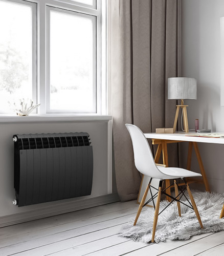 Биметаллический радиатор Royal Thermo BiLiner 350 Noir Sable VR80 - 10 секц.