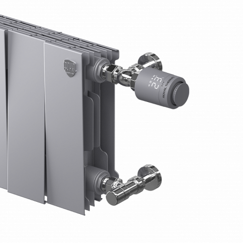 Набор термостатический Royal Thermo DESIGN PRO осевой М30х1,5 1/2" (Хром полированный)