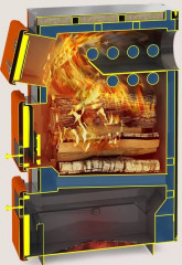 Твердотопливный котел Теплодар КУППЕР ПРО-36 (2.0)