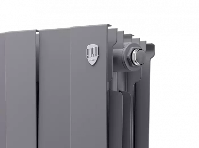 Биметаллический радиатор отопления Royal Thermo PianoForte 300 14 секций Silver Satin