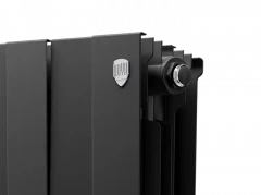 Биметаллический радиатор отопления Royal Thermo PianoForte 300 14 секций Noir Sable