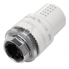 Термоголовка жидкостная Royal Thermo DESIGN М30х1,5 белый (корпус пластик)