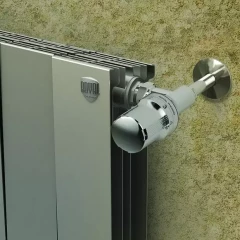 Биметаллический радиатор отопления Royal Thermo PianoForte 500 6 секций Silver Satin