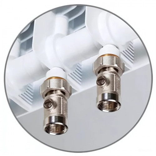 Биметаллический радиатор Rifar SUPReMO 350 х 6 секц НП лев (VL)